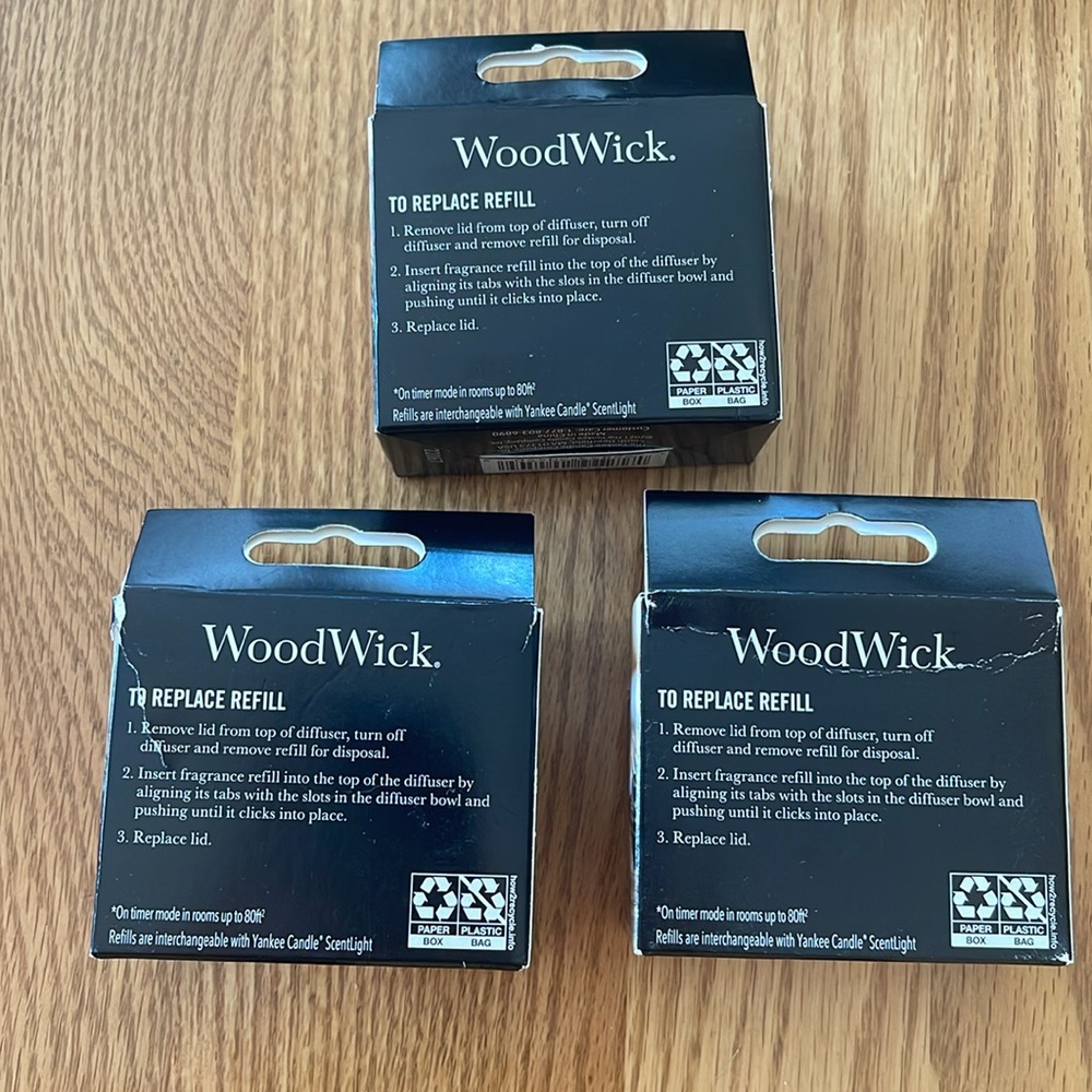 WoodWick Radiance Refill Trio - Sand & Driftwood, Vanilla Bean, Lavender Spa 🌺 - Picture 5 of 5
